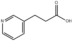 3-(3-吡啶基)丙酸, 3724-19-4, 结构式