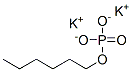 磷酸己基酯钾盐, 37242-45-8, 结构式