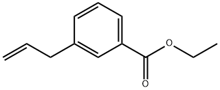 3-(3-カルボエトキシフェニル)-1-プロペン 化学構造式