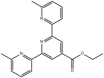 6,6'-二甲基-[2,2'-:6'-,2''-联吡啶]-4'-羧酸乙酯,372520-84-8,结构式