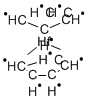 BIS(CYCLOPENTADIENYL)DIMETHYLHAFNIUM Struktur