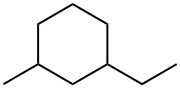 1-乙基-3-甲基环己烷(顺反异构体混合物), 3728-55-0, 结构式