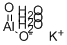 POTASSIUM ALUMINATE TRIHYDRATE 结构式