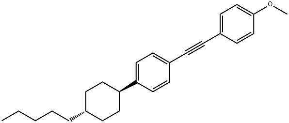 TRANS-1-(2-(4-METHOXYPHENYL)ETHYNYL)-4-(4-PENTYLCYCLOHEXYL)BENZENE|反式-1-甲氧基-4-(2-(4-(4-戊基环己基)苯基)乙炔基)苯