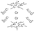 二羰基(五甲基环戊二烯基)铬二聚体, 37299-12-0, 结构式