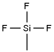 METHYLTRIFLUOROSILANE,373-74-0,结构式