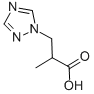 2-甲基-3-(1H-1,2,4-三唑-1-基)丙酸 结构式