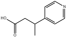 3-(ピリジン-4-イル)ブタン酸 化学構造式