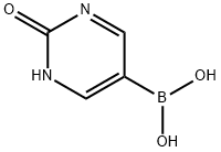 (2-ヒドロキシピリミジン-5-イル)ボロン酸 化学構造式