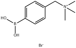 4-(TRIMETHYLAMMONIUM)METHYLPHENYLBORONIC ACID BROMIDE SALT,373384-20-4,结构式