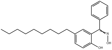 2-hydroxy-5-nonylbenzophenone oxime Structure
