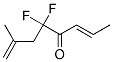 2,7-Octadien-4-one,  5,5-difluoro-7-methyl- Structure