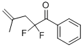 4-Penten-1-one, 2,2-difluoro-4-methyl-1-phenyl- (9CI) 化学構造式