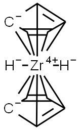 BIS(CYCLOPENTADIENYL)ZIRCONIUM DIHYDRIDE Structure