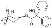托品醇二苯羟乙酸酯 结构式