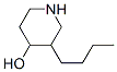 4-Piperidinol, 3-butyl- (9CI) Structure