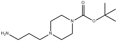 4-(3-AMINO-PROPYL)-PIPERAZINE-1-CARBOXYLIC ACID TERT-BUTYL ESTER Structure