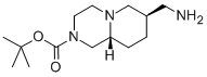 (7R,9AR)-TERT-BUTYL 7-(AMINOMETHYL)HEXAHYDRO-1H-PYRIDO[1,2-A]PYRAZINE-2(6H)-CARBOXYLATE Structure