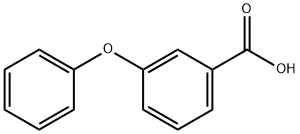 3-苯氧基苯甲酸,3739-38-6,结构式