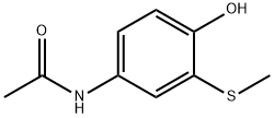 S-Methyl-3-thioacetaminophen Struktur