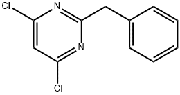 2-BENZYL-4,6-DICHLOROPYRIMIDINE,3740-82-7,结构式