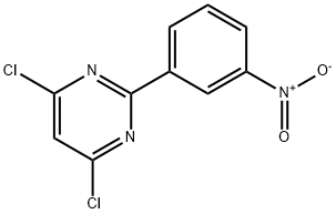 4,6-DICHLORO-2-(3-NITROPHENYL)PYRIMIDINE 结构式