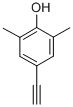 4-乙炔基-2,6-二甲基苯酚 结构式