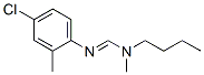 N1-Butyl-N2-(4-chloro-2-methylphenyl)-N1-methylformamidine 结构式