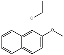Naphthalene, 1-ethoxy-2-methoxy- (9CI) 化学構造式