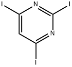 2,4,6-triiodopyrimidine Structure