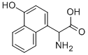 AMINO-(4-HYDROXY-NAPHTHALEN-1-YL)-ACETIC ACID Structure