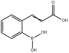 2-(2-羧基乙烯)苯硼酸,374105-86-9,结构式