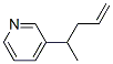 Pyridine, 3-(1-methyl-3-butenyl)- (9CI) Structure
