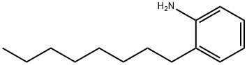 2-octylaniline 化学構造式