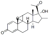 9Β,11Β-环氧-16Β-甲基孕甾-1,4-二烯-17Α-醇-3,20-二酮, 37413-99-3, 结构式