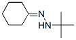 cyclohexan-1-one tert-butylhydrazone Structure