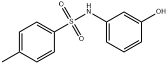 N-(m-hydroxyphenyl)-p-toluenesulphonamide Structure