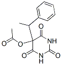 5-(Acetoxy)-5-(1-phenylethyl)barbituric acid 结构式