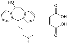(±)-E-10-羟基去甲替林代谢物 马来酸盐,37439-89-7,结构式