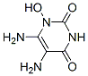 2,4(1H,3H)-Pyrimidinedione,  5,6-diamino-1-hydroxy- 结构式