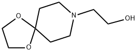 2-(4,4-亚乙基二氧哌啶)乙醇 结构式