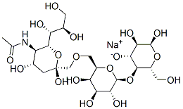 N-Acetylneuraminyl-lactose,  Neuramin-lactose,  α-NeuNAc-(2-3)-  and  -(2-6)-β-D-Gal-(1-4)-D-Glc|