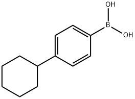 4-Cyclohexylbenzeneboronic acid Struktur