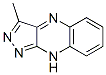 3-メチル-1H-ピラゾロ[3,4-b]キノキサリン 化学構造式