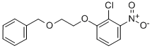 Benzene, 2-chloro-1-nitro-3-[2-(phenylmethoxy)ethoxy]- Structure