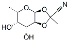 alpha-L-Galactopyranose, 1,2-O-[(1S)-1-cyanoethylidene]-6-deoxy- (9CI)|