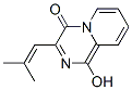 4H-Pyrido[1,2-a]pyrazin-4-one, 1-hydroxy-3-(2-methyl-1-propenyl)- (9CI) Structure