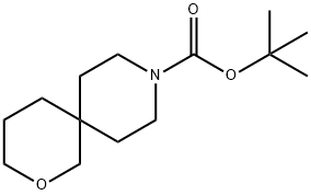 2-Oxa-9-azaspiro[5.5]undecane-9-carboxylic acid, 1,1-diMethylethyl ester Structure