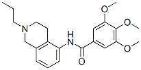3,4,5-Trimethoxy-N-(1,2,3,4-tetrahydro-2-propylisoquinolin-5-yl)benzamide Structure