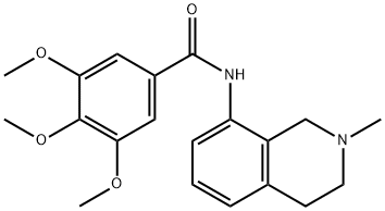 3,4,5-트리메톡시-N-(1,2,3,4-테트라히드로-2-메틸이소퀴놀린-8-일)벤즈아미드